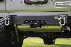 Jeep Wrangler Unlimited JLU Rear Bumper - Fishbone Offroad - Bumper Delete - Black - `18-`27